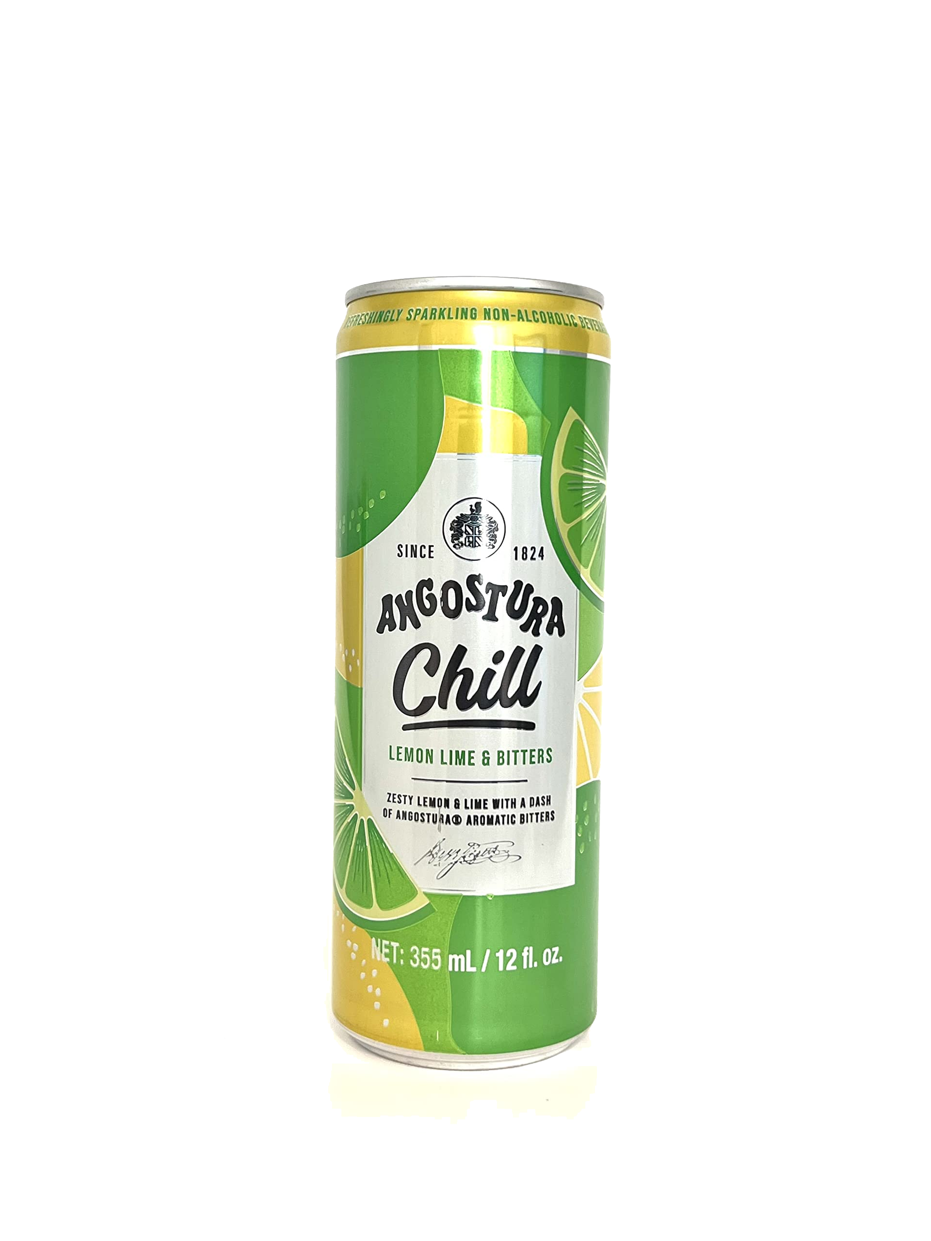 Angostura Chill Lemon Lime & Bitters can packaging