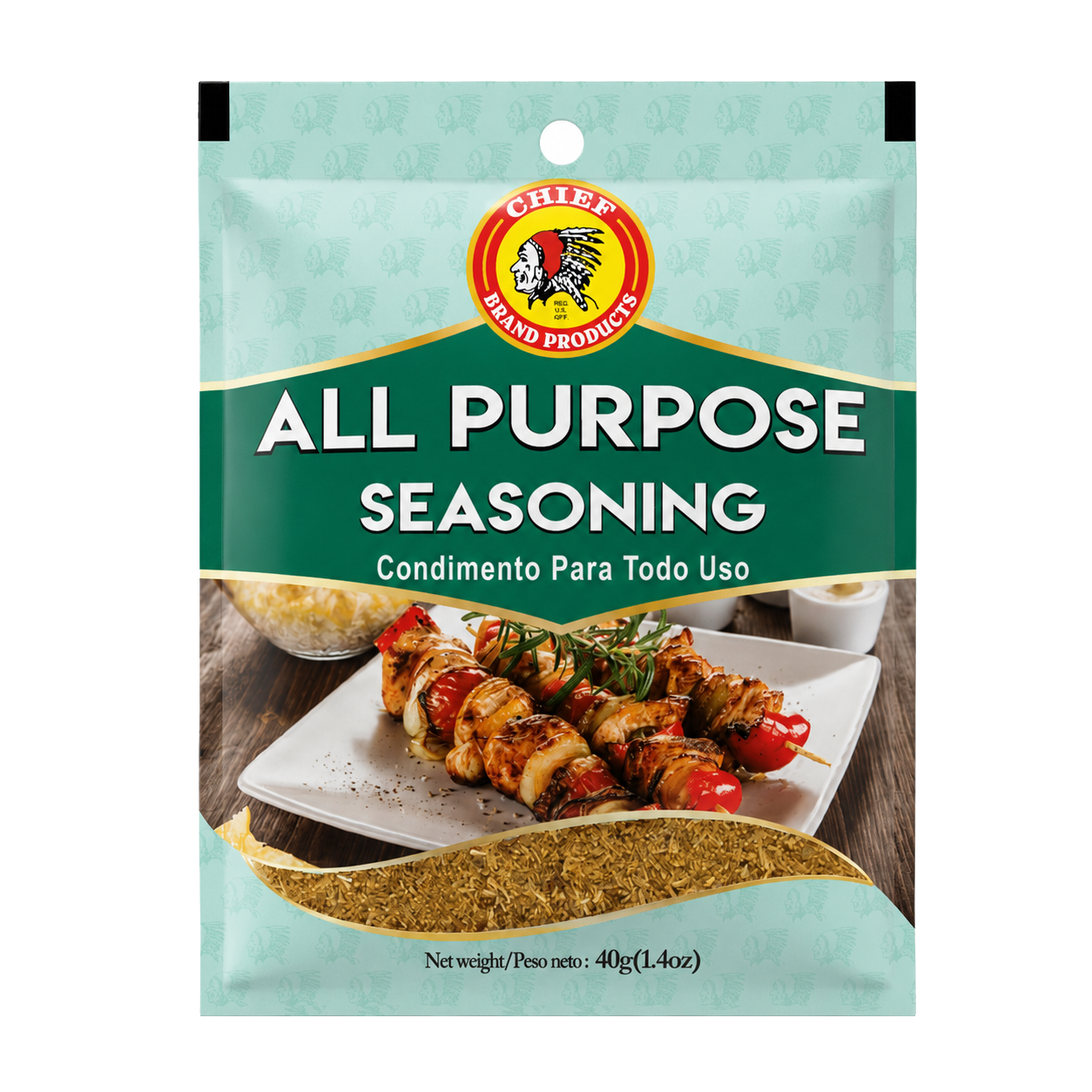 Chief All Purpose Seasoning packaging