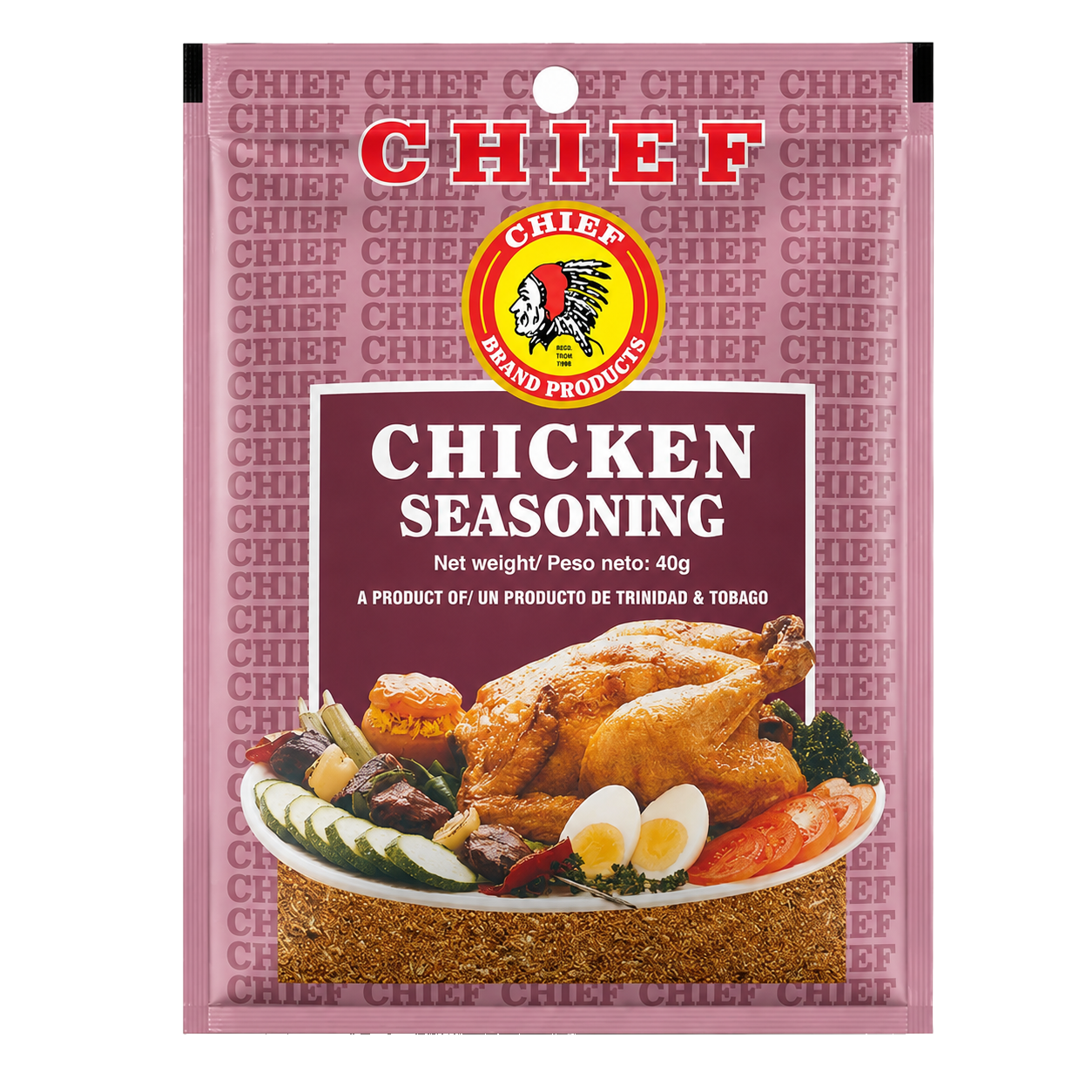 Chief Chicken Seasoning packaging