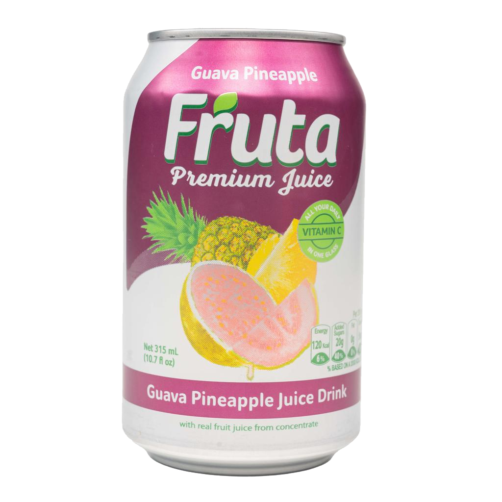 Fruta Guava Pineapple 315ml can packaging